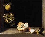 Juan Sanchez-Cotan Fruit Still Life (mk14) France oil painting reproduction